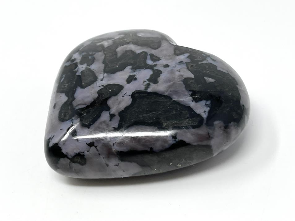 Indigo Gabbro Crystal Heart 6.9cm