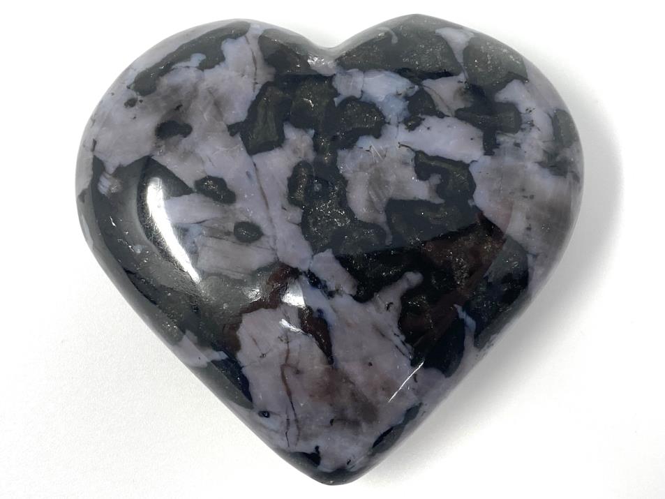 Indigo Gabbro Crystal Heart 7.2cm