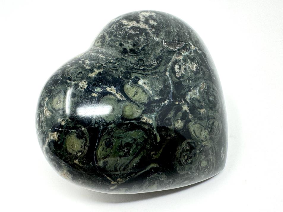 Kambaba Jasper Crystal Heart Large 8.3cm