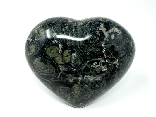 Kambaba Jasper Crystal Heart Large 8.3cm