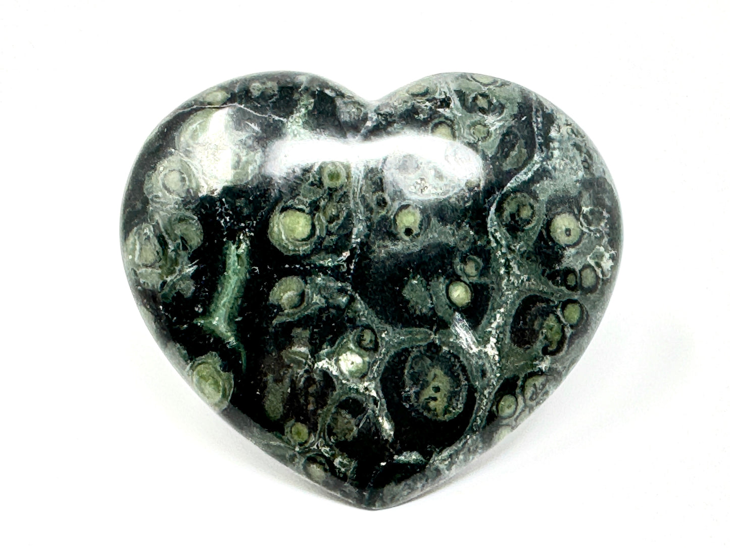 Kambaba Jasper Crystal Heart 8.3cm