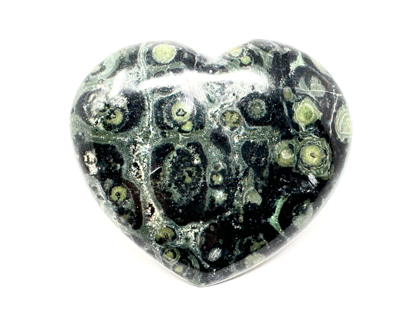 Kambaba Jasper Crystal Heart 8.3cm