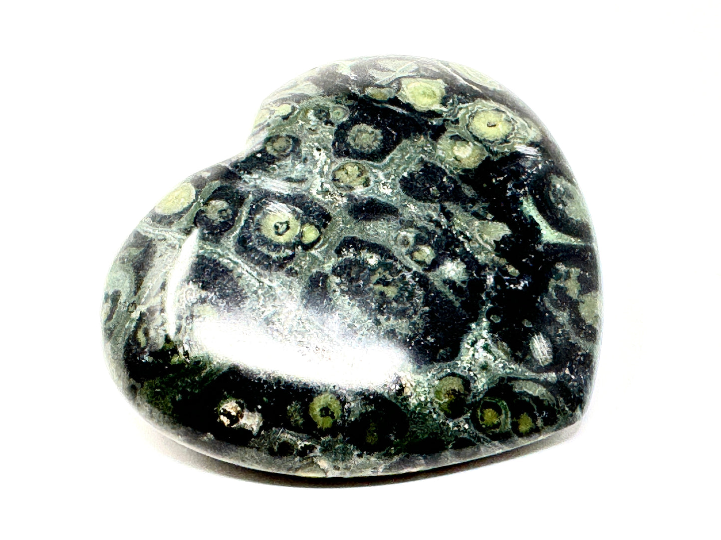 Kambaba Jasper Crystal Heart 8.3cm