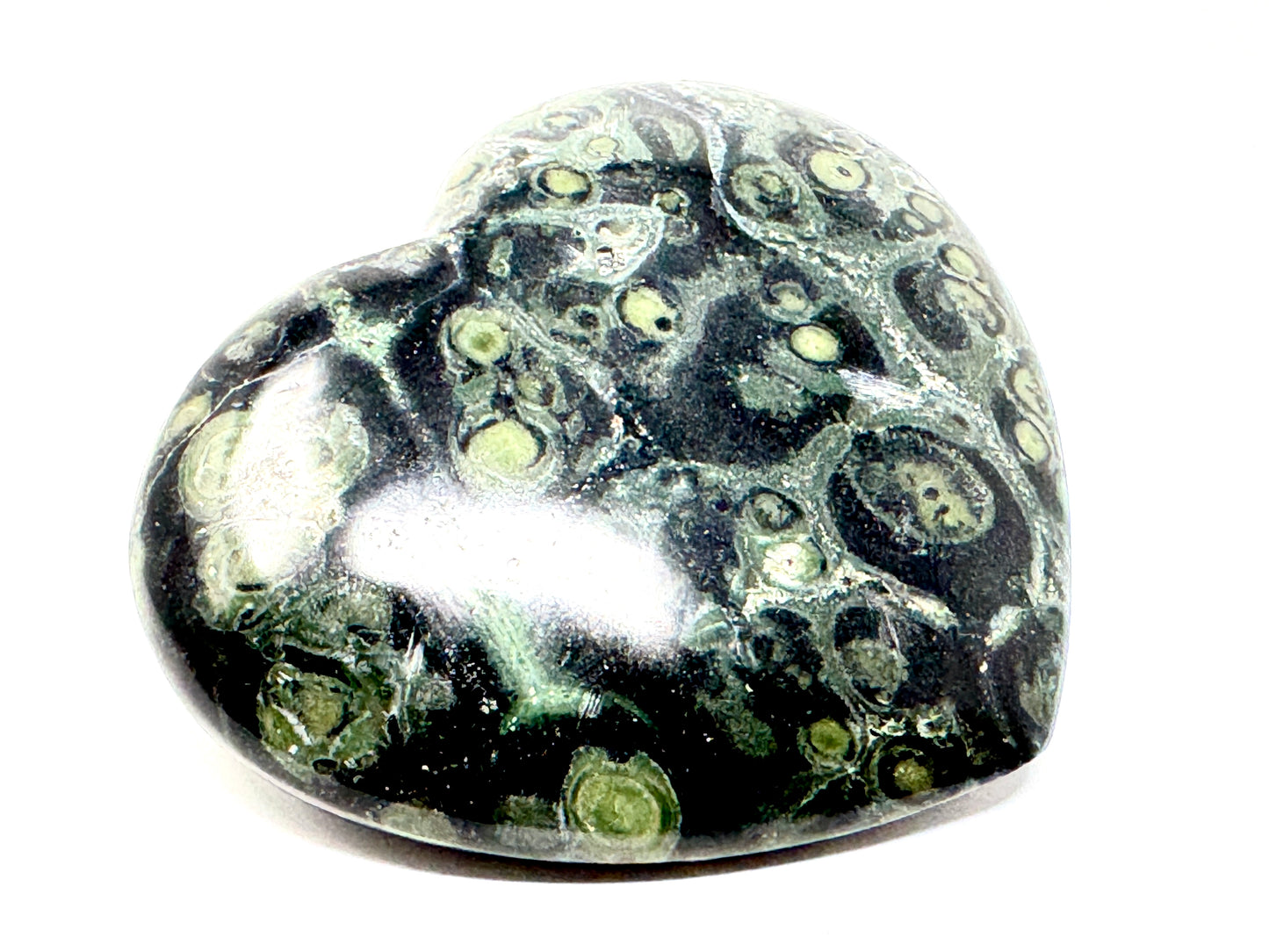 Kambaba Jasper Crystal Heart 8.3cm