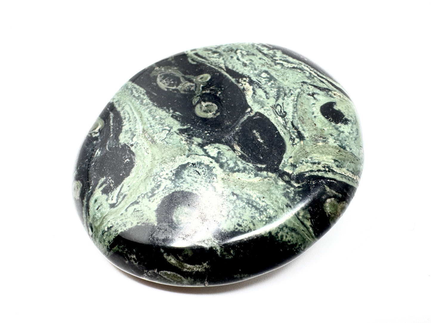 Kambaba Jasper Crystal Pebble 5.9cm