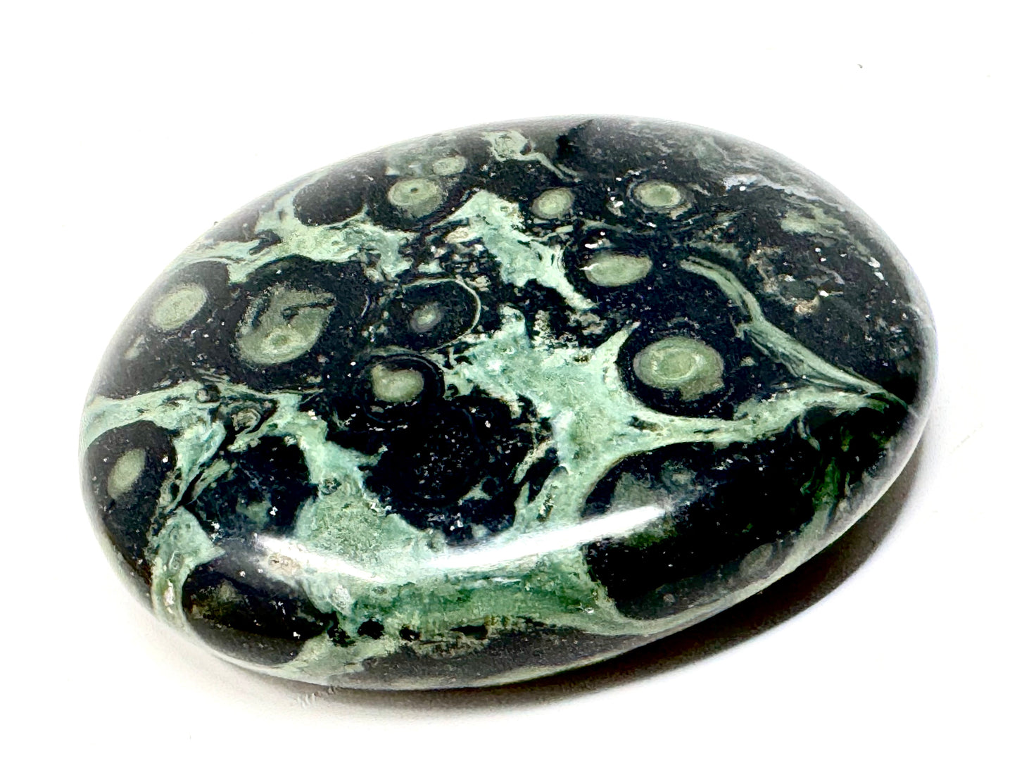 Kambaba Jasper Crystal Pebble 6.4cm