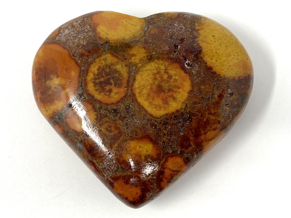 King Cobra Jasper Crystal Heart 6.2cm