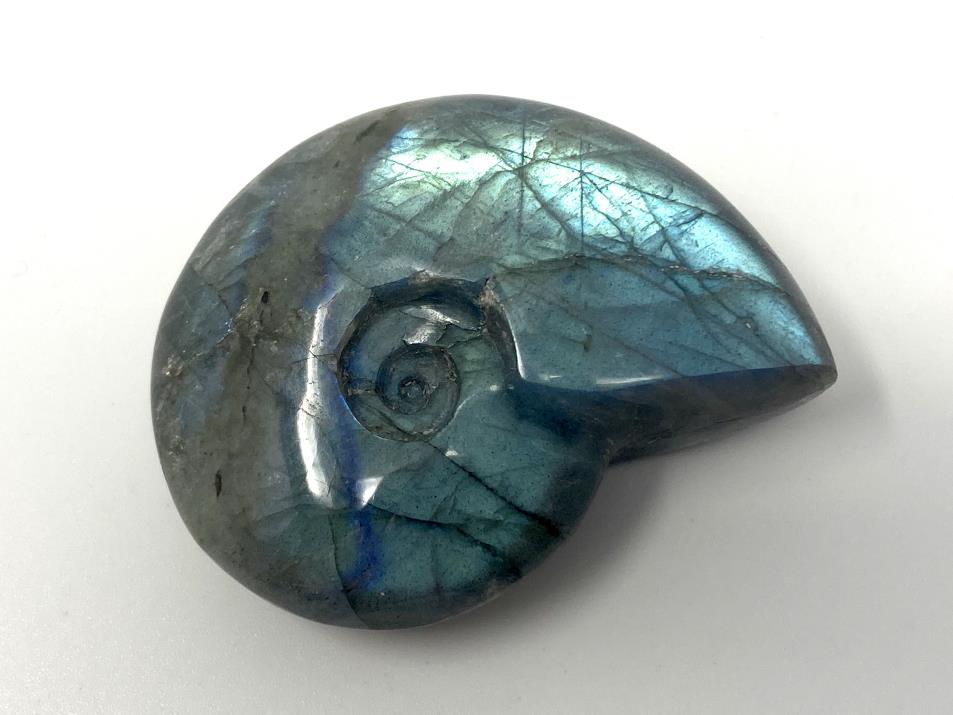 Labradorite Ammonite Crystal Carving 5cm