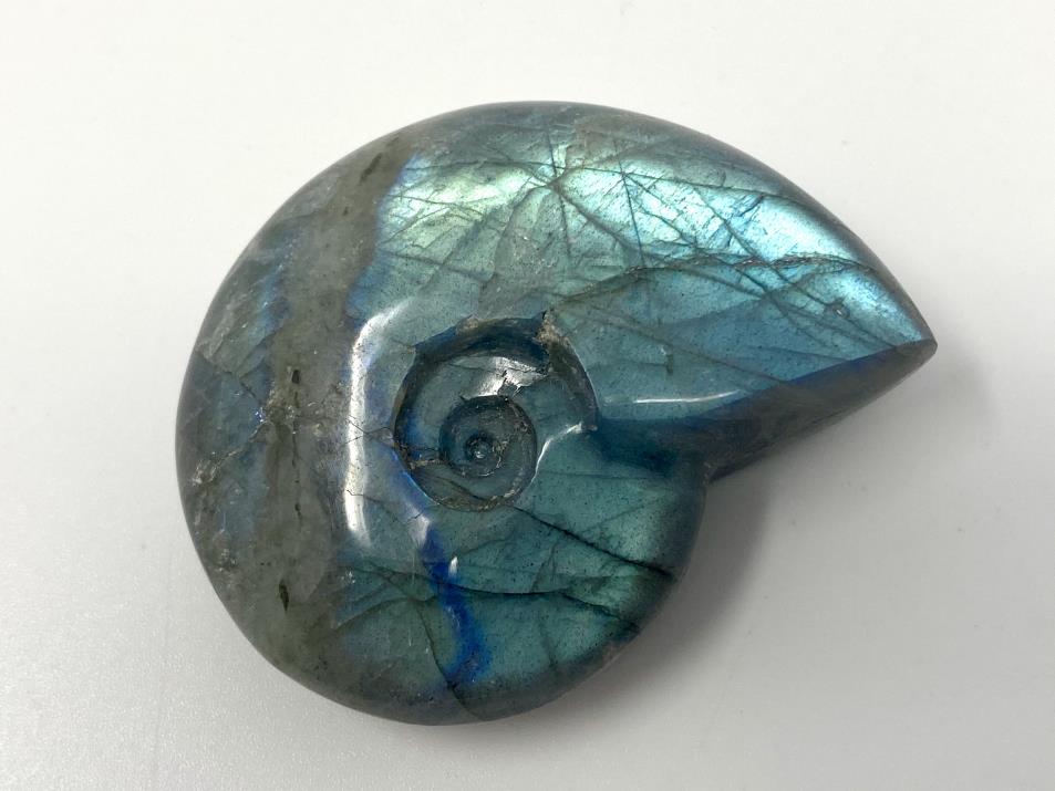 Labradorite Ammonite Crystal Carving 5cm