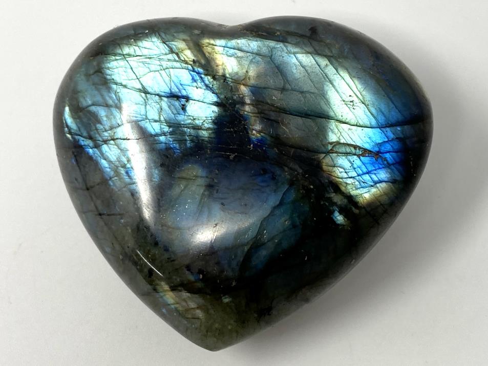 Labradorite Crystal Heart 6.8cm