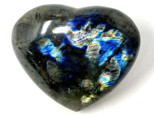 Labradorite Crystal Heart 6.8cm