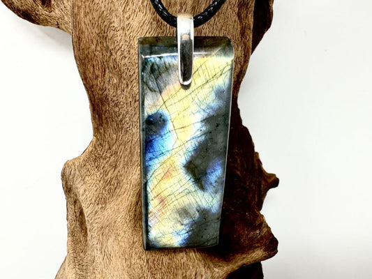 Labradorite Pendant Ingot Large 5.9cm