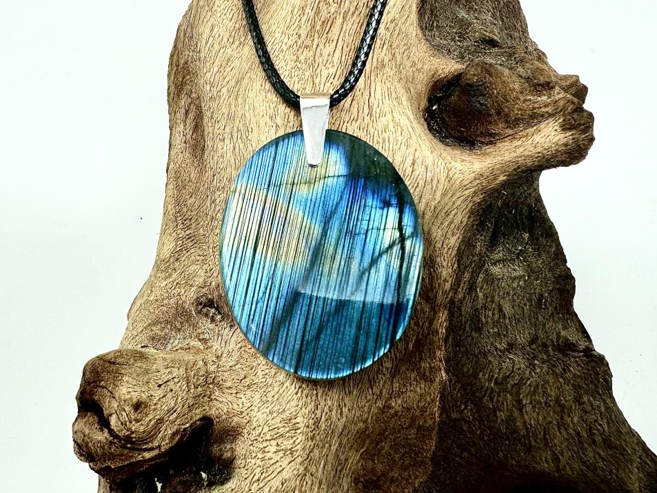 Labradorite Pendant Oval 3.7cm