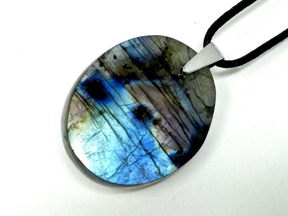 Labradorite Pendant Oval 3.6cm