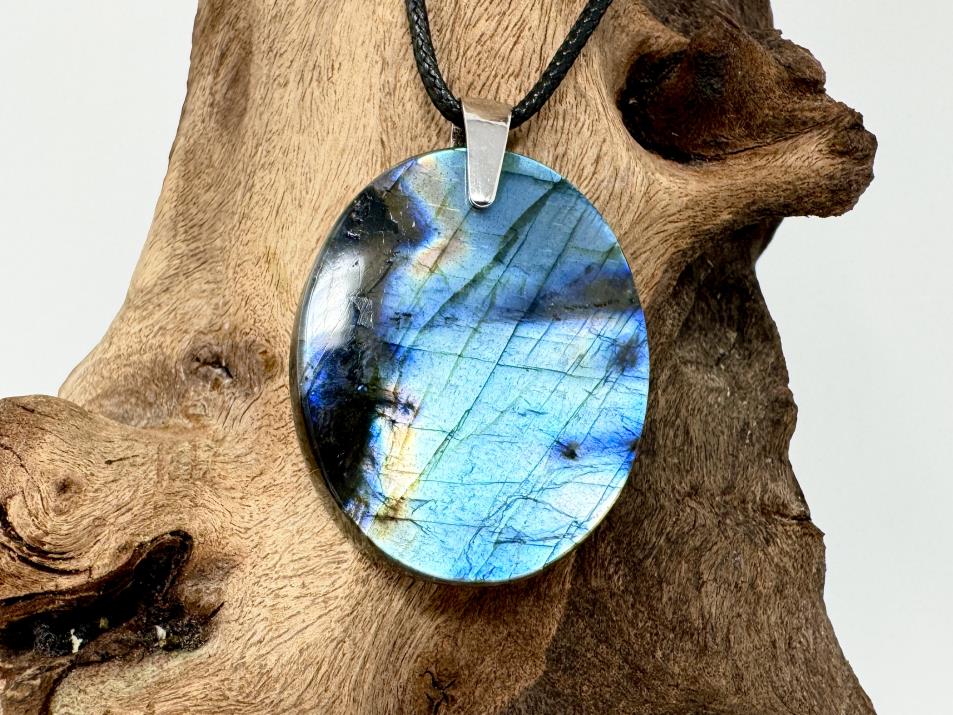 Labradorite Pendant Oval 3.7cm