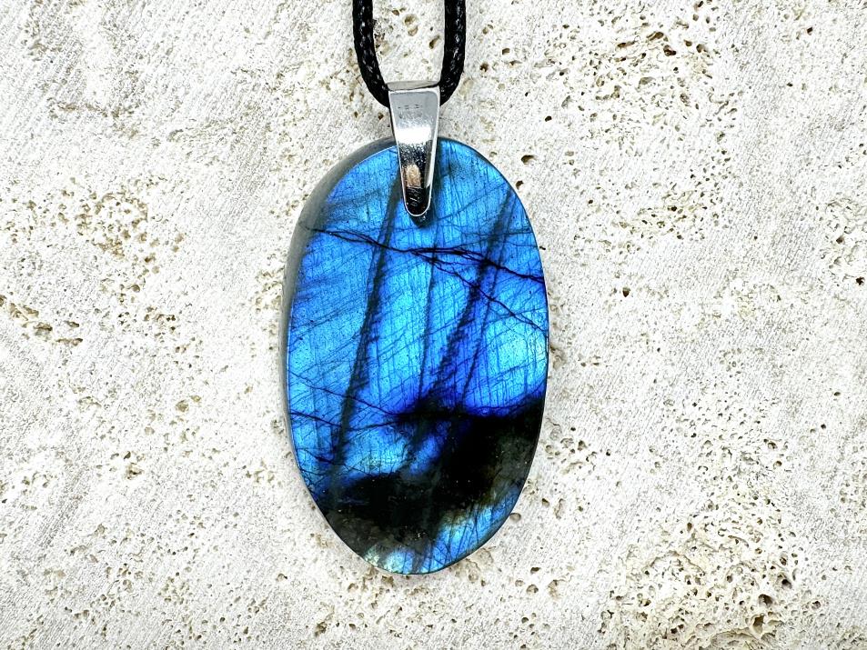 Labradorite Pendant Oval 4.1cm