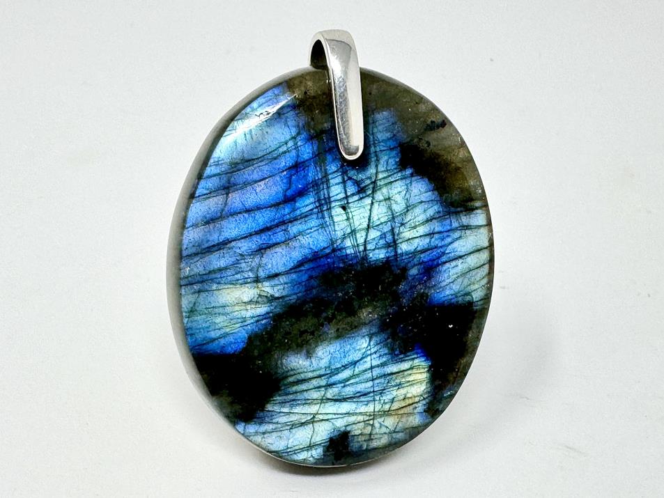 Labradorite Pendant Oval 4.3cm