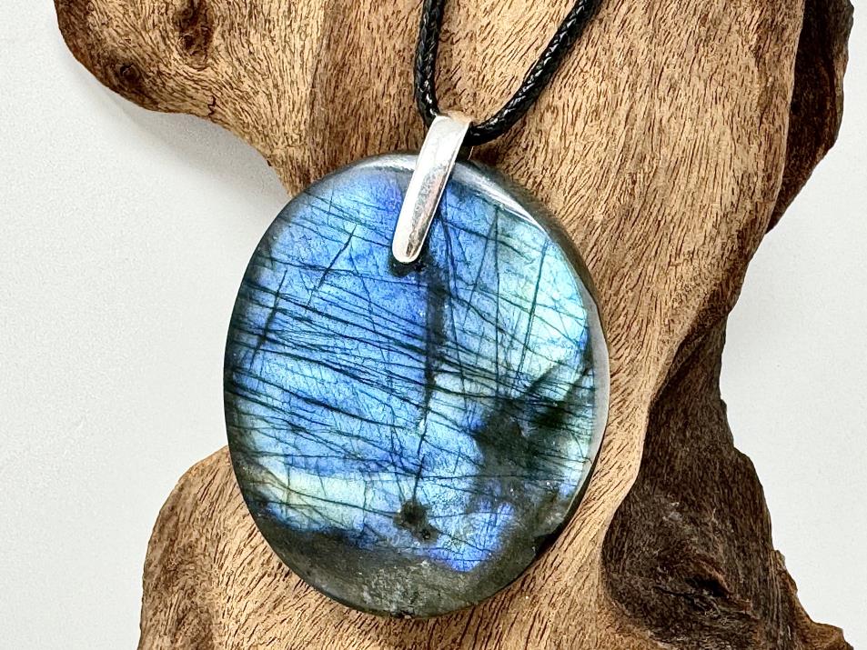 Labradorite Pendant Oval 4.2cm