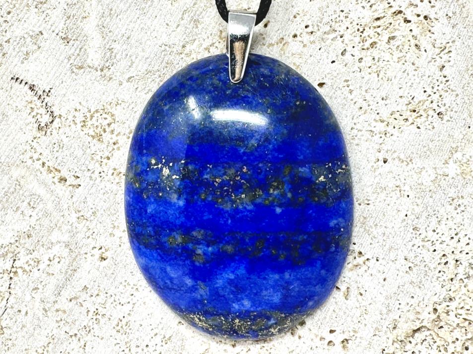 Lapis Lazuli Pendant Oval Large 5cm