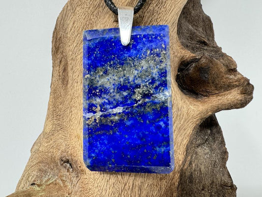 Lapis Lazuli Pendant Ingot 4cm