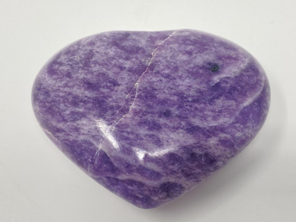 Lepidolite Crystal Heart 7.3cm