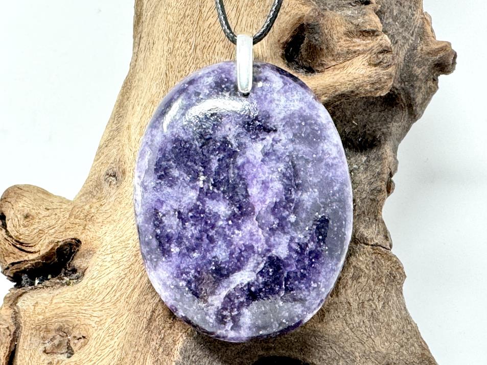 Lepidolite Pendant Oval 5.5cm