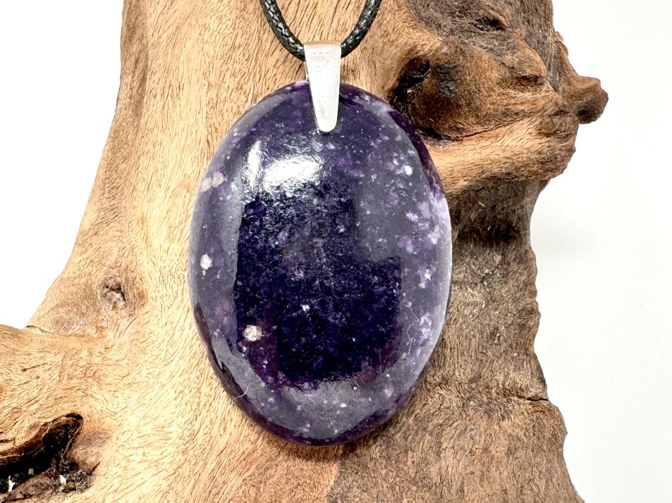 Lepidolite Pendant Oval 4.5cm