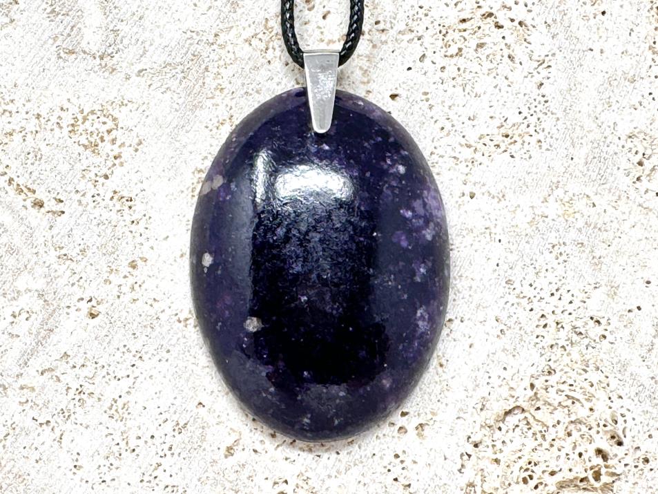 Lepidolite Pendant Oval 4.5cm