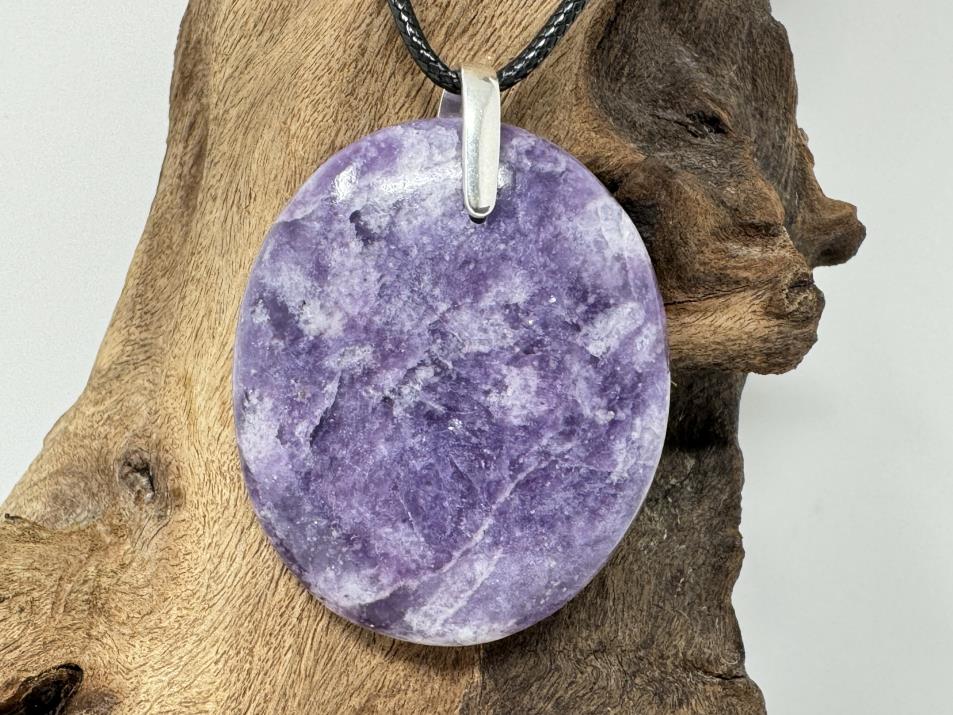 Lepidolite Pendant Oval 4.5cm