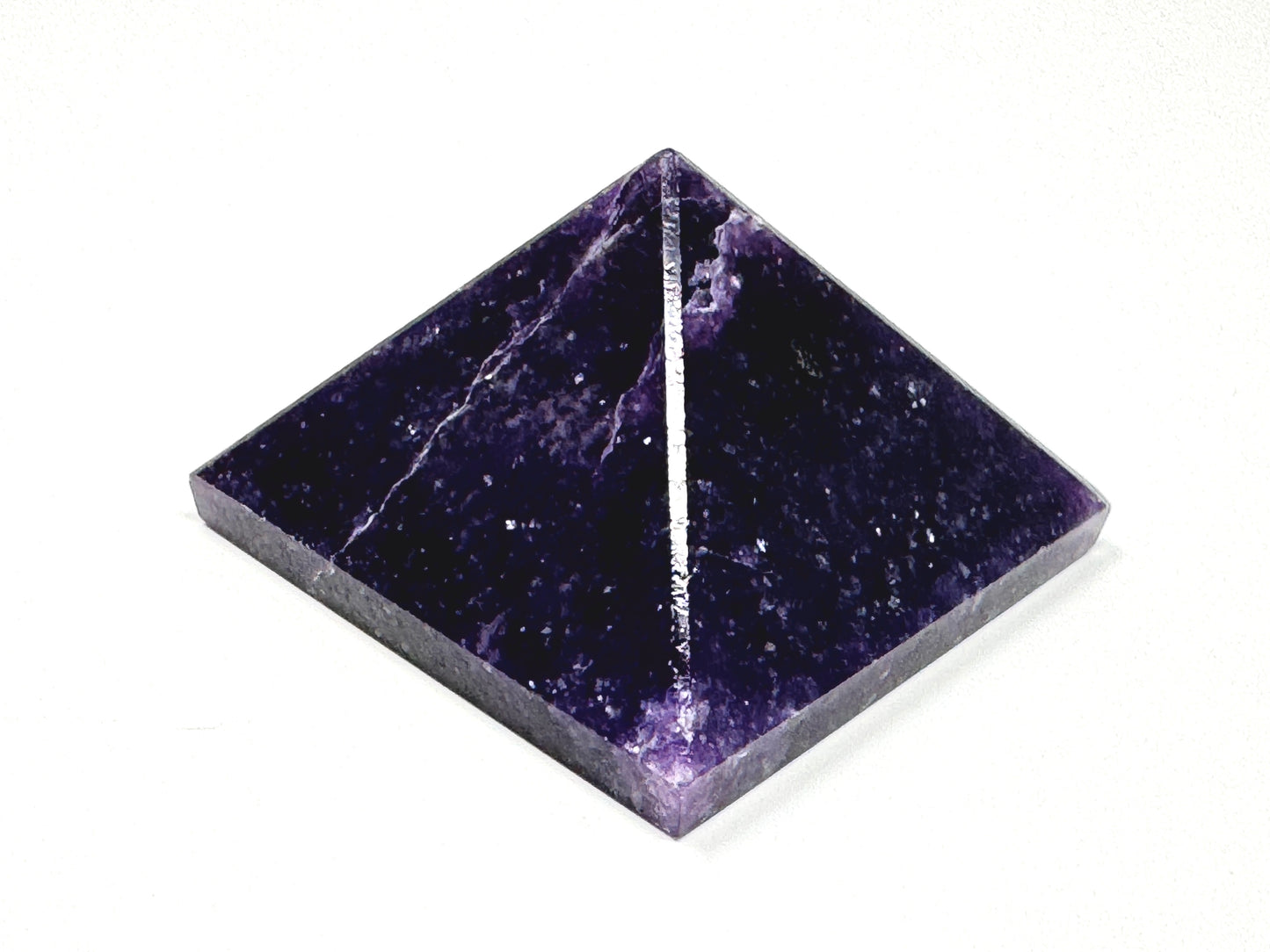 Lepidolite Crystal Pyramid 5.6cm