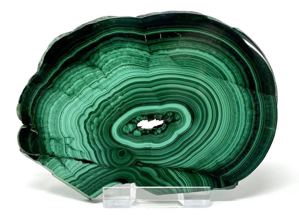 Malachite Crystal Slice 10.1cm