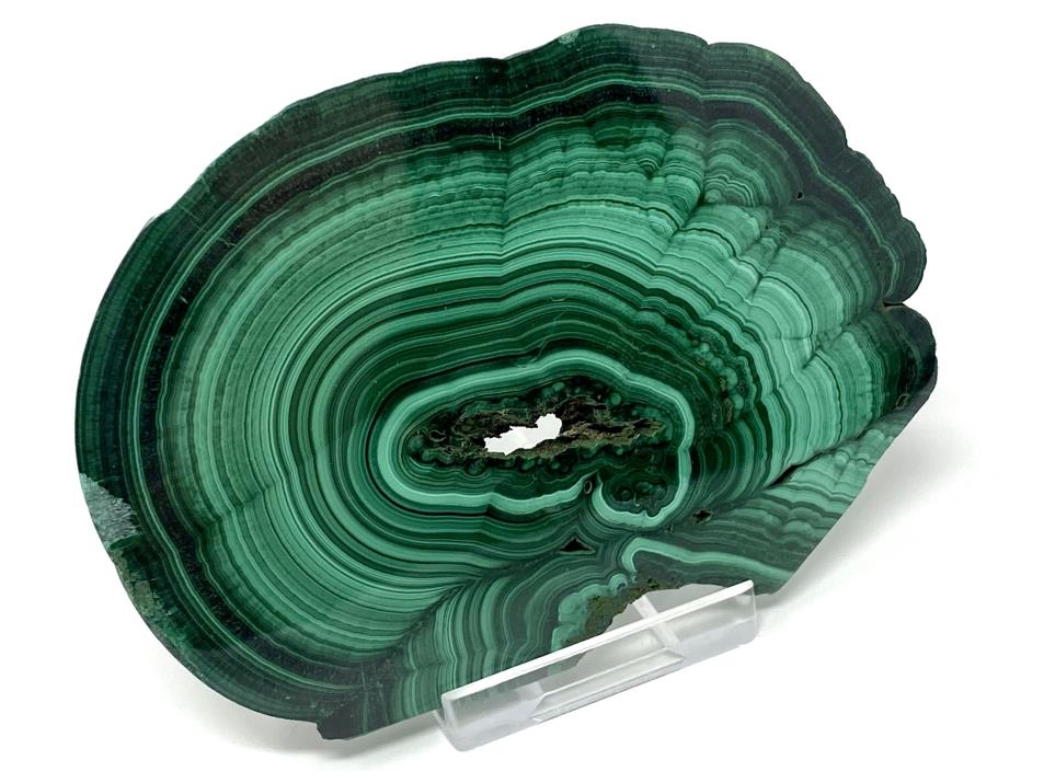 Malachite Crystal Slice 10.1cm