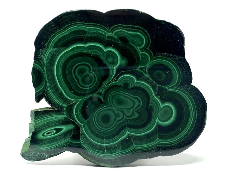 Malachite Crystal Slice 7.3cm