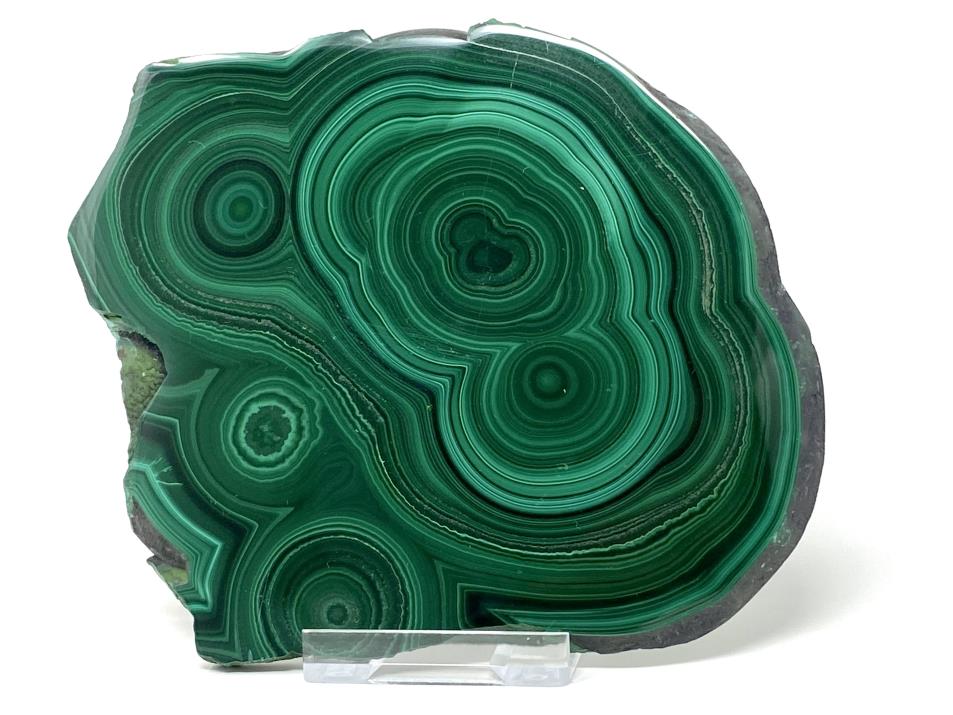 Malachite Crystal Slice Large 12.5cm