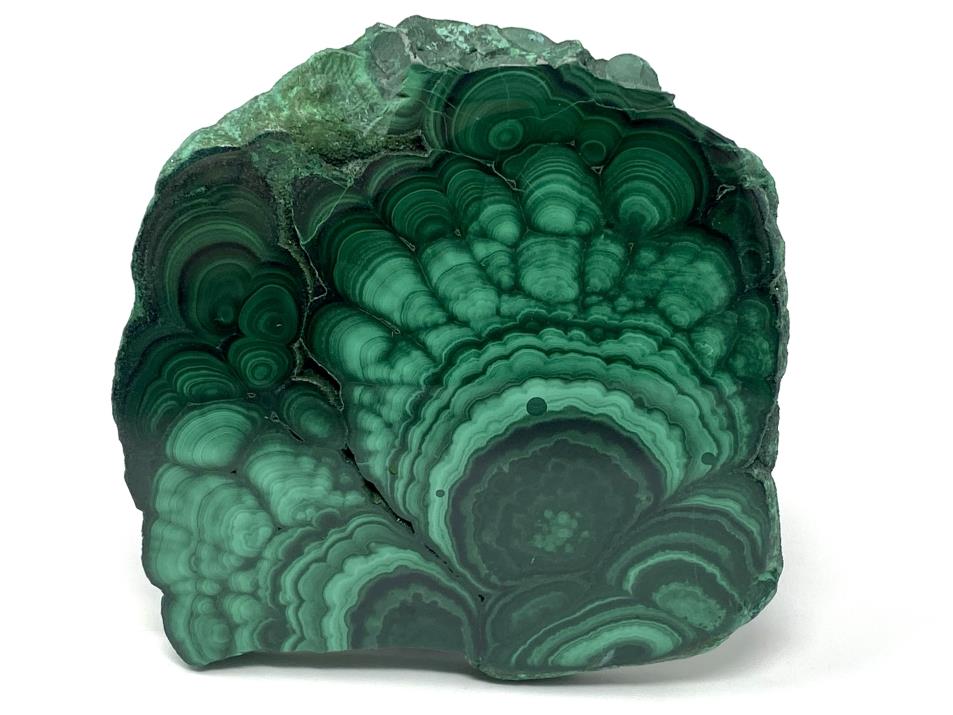 Malachite Crystal Slice 8.5cm