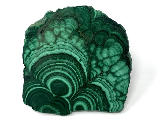 Malachite Crystal Slice 8.5cm