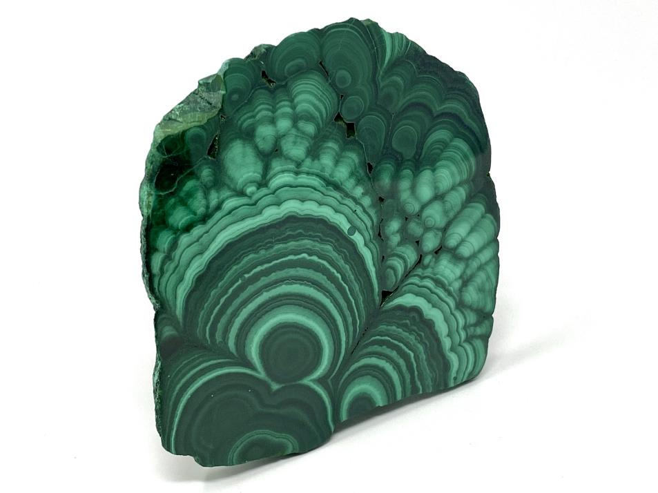 Malachite Crystal Slice 8.5cm