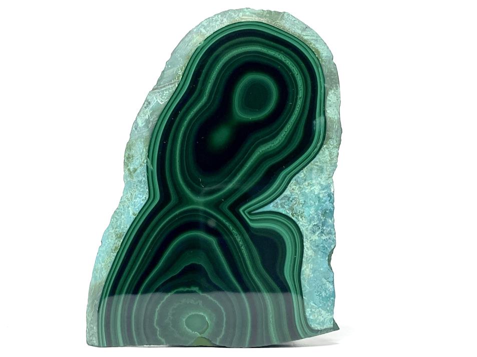 Malachite Crystal Slice 11.5cm