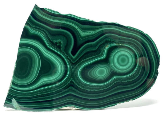 Malachite Crystal Slice 11.5cm