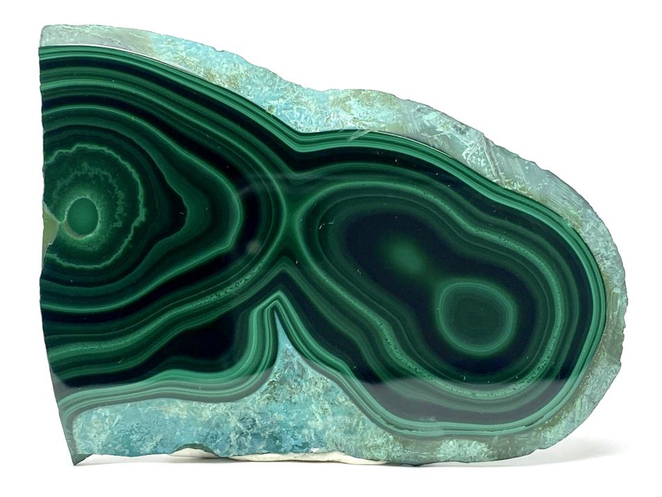 Malachite Crystal Slice 11.5cm