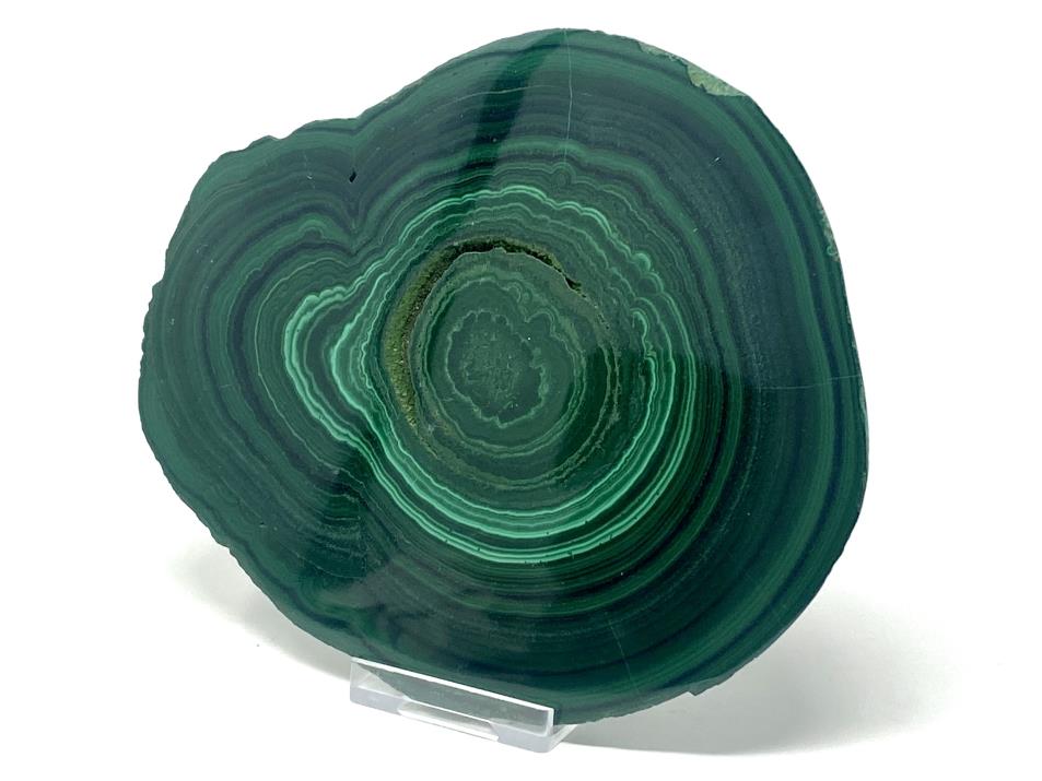 Large Malachite Crystal Slice 14.5cm