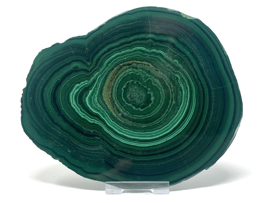 Large Malachite Crystal Slice 14.5cm