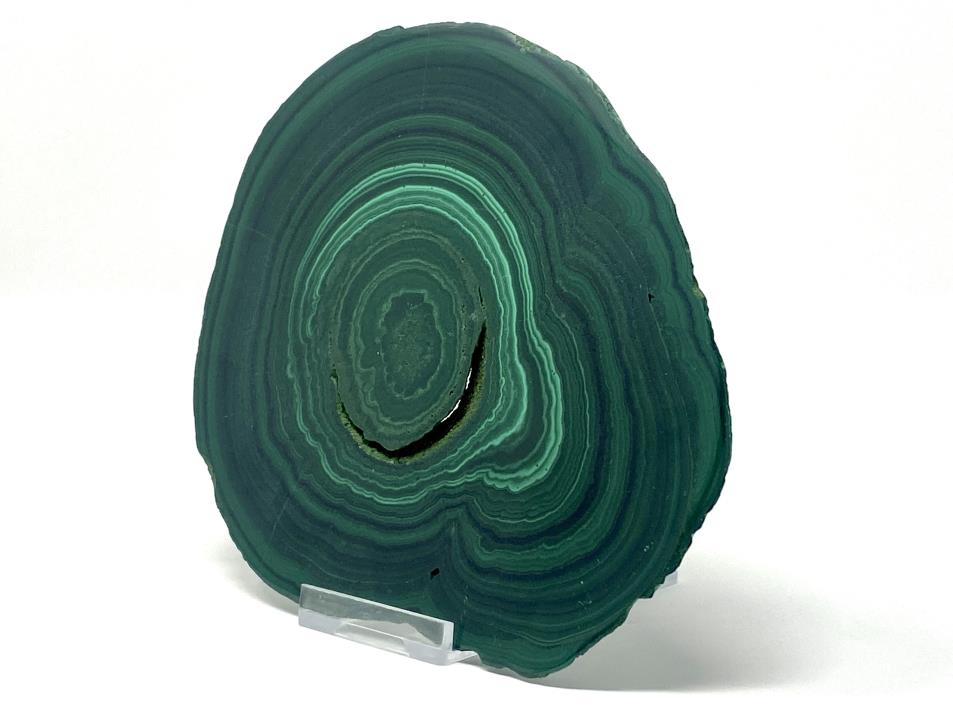 Large Malachite Crystal Slice 14.5cm