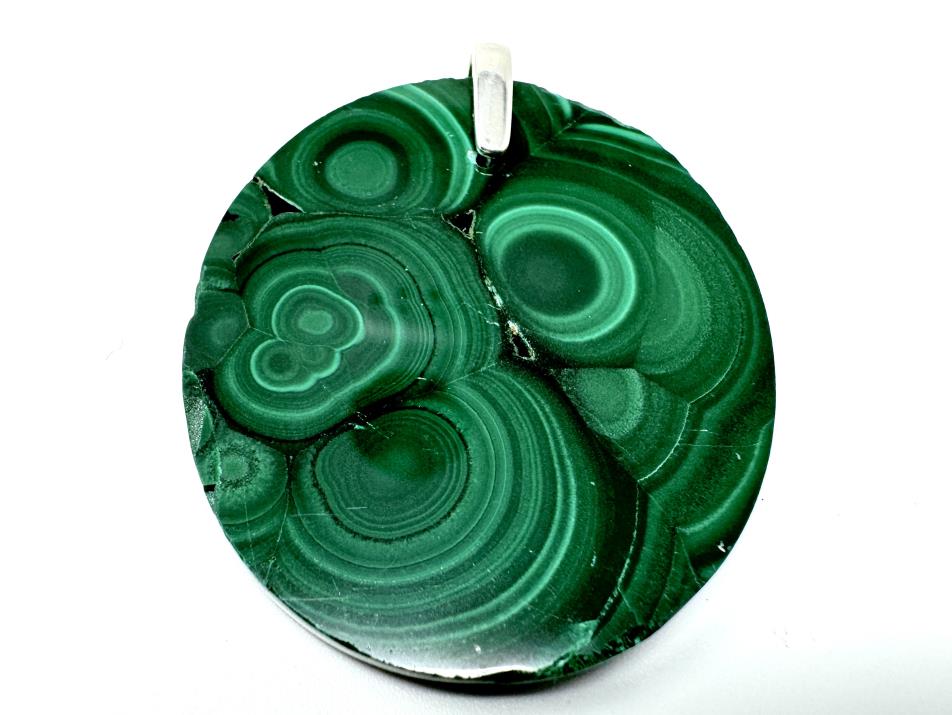 Malachite Pendant Oval 4.6cm