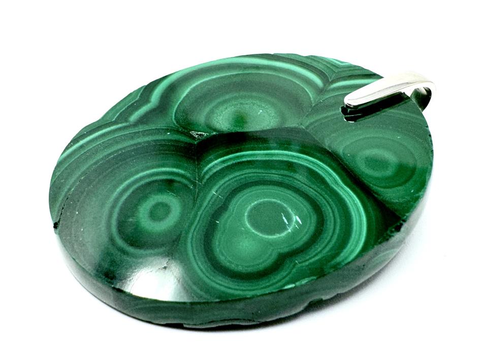 Malachite Pendant Oval 4.6cm