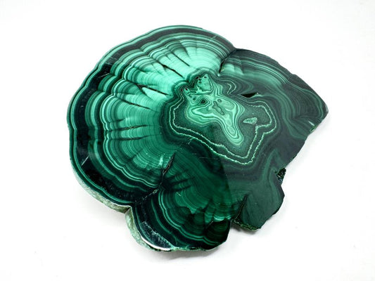 Malachite Crystal Slice 8.9cm