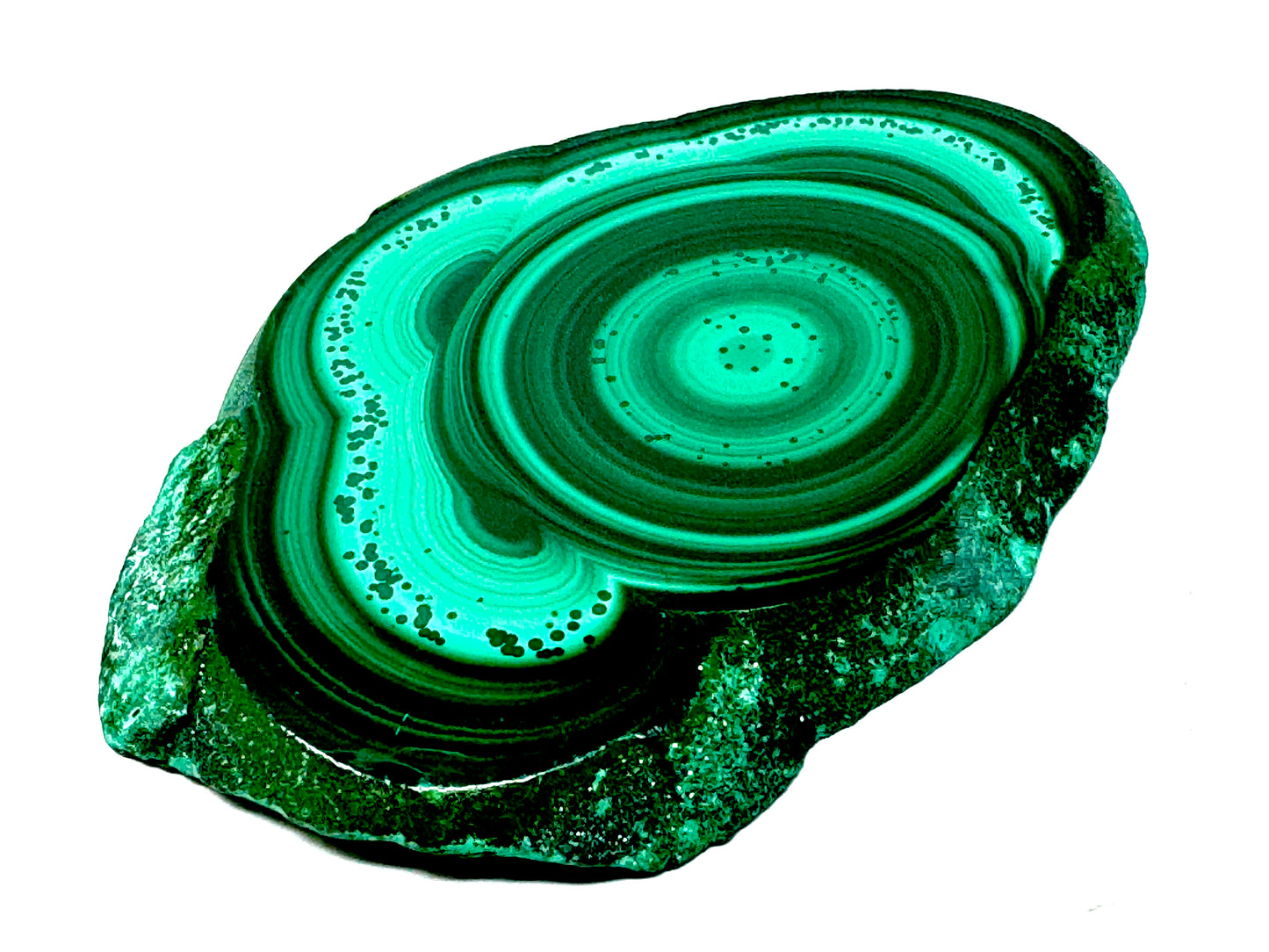 Malachite Crystal Slice 6.7cm