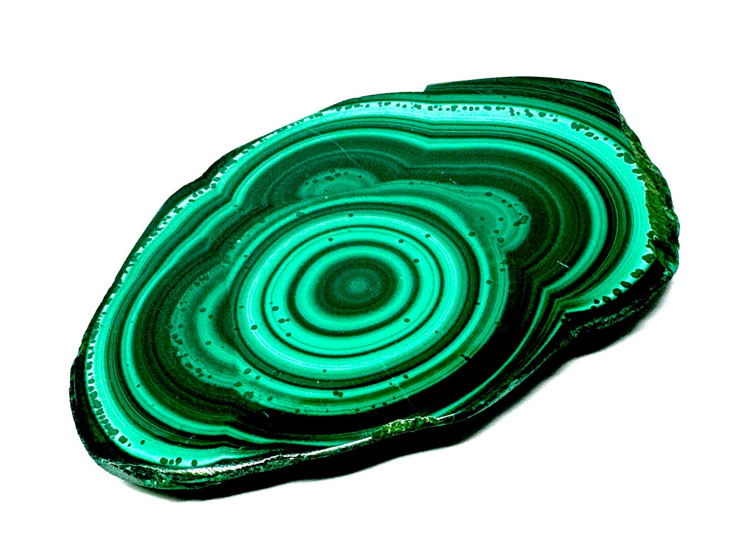 Malachite Crystal Slice 6.7cm