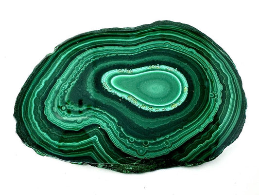 Malachite Crystal Slice 8.8cm