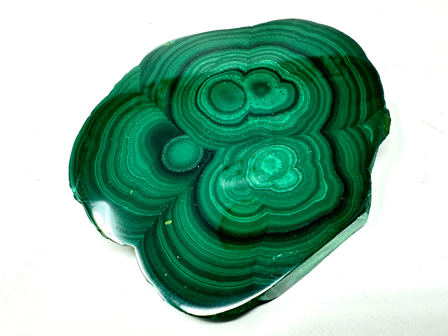 Malachite Crystal Slice 6.8cm